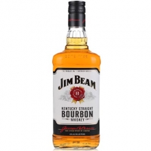 占边白标波本威士忌 Jim Beam Kentucky Straight Bourbon Whiskey 750ml
