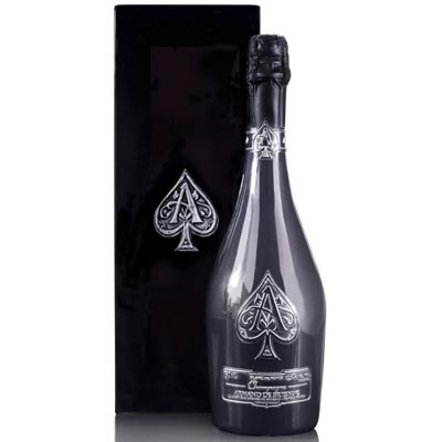 黑桃A香槟黑中白限量版 Armand de Brignac Ace of Spades Silver Blanc de Noirs 750ml
