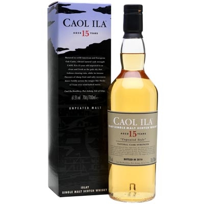卡尔里拉15年无泥煤原酒单一麦芽苏格兰威士忌 Caol Ila Unpeated Style Natural Cask Strength 15 Year Old Single Malt Scotch Whisky 700ml