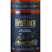 本利亚克20年单一麦芽苏格兰威士忌 BenRiach Aged 20 Years Single Malt Scotch Whisky 700ml