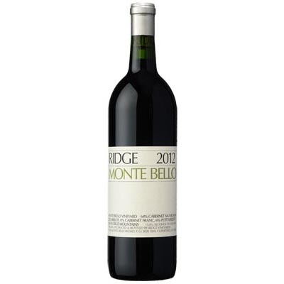 山脊酒庄蒙特贝罗园干红葡萄酒 Ridge Vineyards Monte Bello 750ml