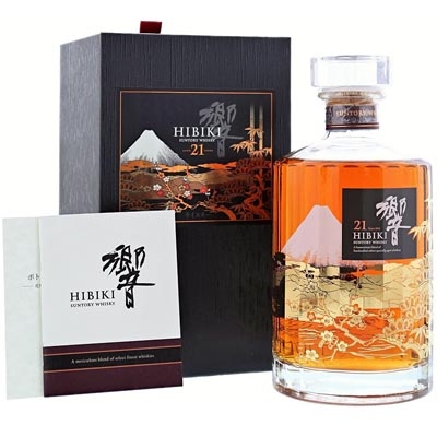 三得利响21年花鸟风月限量版日本调和威士忌 Suntory Hibiki 21 Year Old Kacho Fugetsu Limited Edition Japanese Blended Whisky 700ml