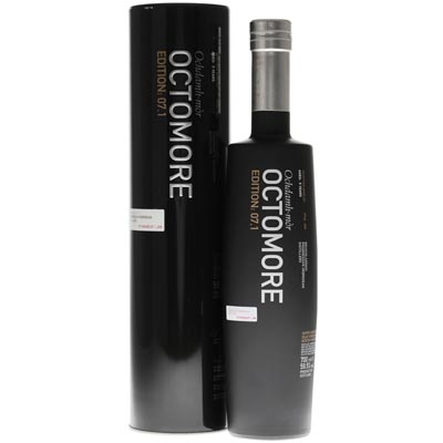 布赫拉迪泥煤怪兽7.1版单一麦芽苏格兰威士忌 Bruichladdich Octomore 208 Scottish Barley Edition 07.1 Aged 5 Years Single Malt Scotch Whisky 700ml