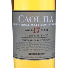 卡尔里拉17年无泥煤桶装原酒单一麦芽苏格兰威士忌 Caol Ila Unpeated Natural Cask Strength 17 Year Old Single Malt Scotch Whisky 700ml
