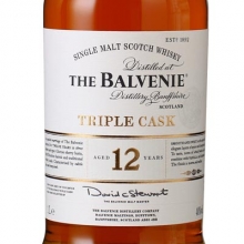 百富12年三桶单一麦芽苏格兰威士忌 The Balvenie Aged 12 Years Triple Cask Litre Single Malt Scotch Whisky 1000ml