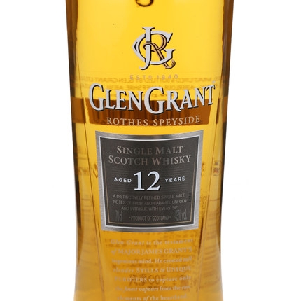 格兰冠12年单一麦芽苏格兰威士忌 Glen Grant Aged 12 Years Single Malt Scotch Whisky 700ml