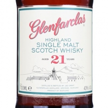 格兰花格21年单一麦芽苏格兰威士忌 Glenfarclas Aged 21 Years Highland Single Malt Scotch Whisky 700ml