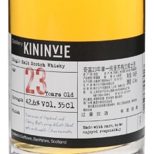 奇富23年单一麦芽苏格兰威士忌 Kininvie 23 Years Old Single Malt Scotch Whisky 350ml