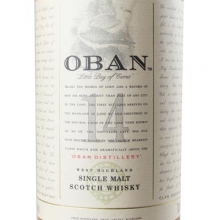 欧本14年单一麦芽苏格兰威士忌 Oban 14YO Highland Single Malt Scotch Whisky 700ml