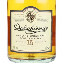 达尔维尼15年单一麦芽苏格兰威士忌 Dalwhinnie 15 Years Old Single Malt Scotch Whisky 700ml