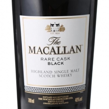 麦卡伦1824大师系列黑钻单一麦芽苏格兰威士忌 Macallan Rare Cask Black Highland Single Malt Scotch Whisky 700ml（新旧包装随机发货）