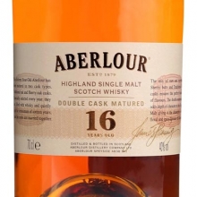 雅伯莱16年双桶单一麦芽苏格兰威士忌 Aberlour 16 Years Old Double Cask Matured Highland Single Malt Scotch Whisky 700ml