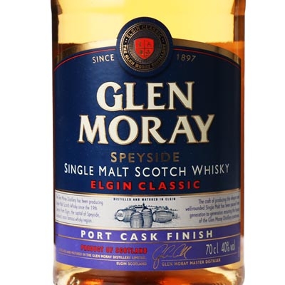 格兰莫雷波特桶窖藏单一麦芽苏格兰威士忌 Glen Moray Elgin Classic Port Cask Finish Single Malt Scotch Whisky 700ml