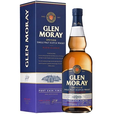 格兰莫雷波特桶窖藏单一麦芽苏格兰威士忌 Glen Moray Elgin Classic Port Cask Finish Single Malt Scotch Whisky 700ml