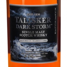 泰斯卡黑风暴单一麦芽苏格兰威士忌 Talisker Dark Storm Single Malt Scotch Whisky 1000ml