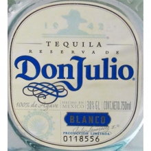 唐胡里奥珍藏银标龙舌兰酒 Don Julio Blanco Tequila 750ml