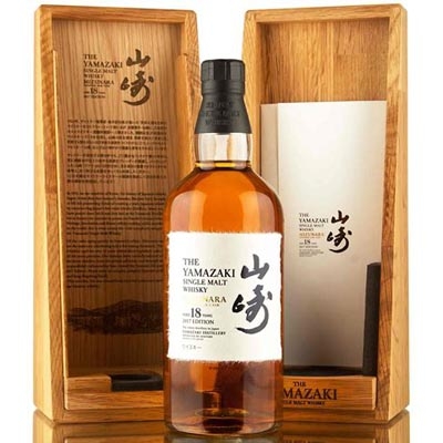 山崎18年水楢桶单一麦芽威士忌2017限定版 The Yamazaki Mizunara Japanese Oak Cask 18 Year Old Single Malt Whisky 2017 Edition 700ml
