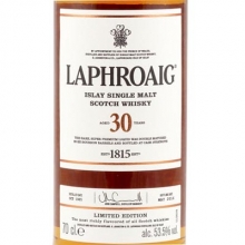 拉弗格30年限量版单一麦芽苏格兰威士忌 Laphroaig Aged 30 Years Limited Edition Islay Single Malt Scotch Whisky 700ml