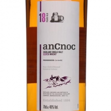 安努克18年单一麦芽苏格兰威士忌 AnCnoc 18 Years Old Single Malt Scotch Whisky 700ml