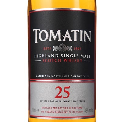 汤玛丁25年单一麦芽苏格兰威士忌 Tomatin 25YO Highland Single Malt Scotch Whisky 700ml