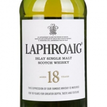 拉弗格18年单一麦芽苏格兰威士忌 Laphroaig Aged 18 Years Islay Single Malt Scotch Whisky 700ml