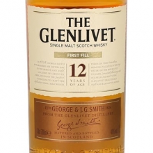 格兰威特12年初填桶单一麦芽苏格兰威士忌 Glenlivet 12 Years of Age First Fill Single Malt Scotch Whisky 700ml