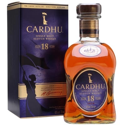 卡杜18年单一麦芽苏格兰威士忌 Cardhu 18 Year Old Speyside Single Malt Scotch Whisky 700ml