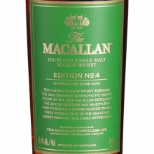 麦卡伦限量版单一麦芽苏格兰威士忌第四版 Macallan Edition No.4 Highland Single Malt Scotch Whisky 700ml