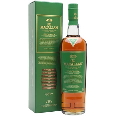 麦卡伦限量版单一麦芽苏格兰威士忌第四版 Macallan Edition No.4 Highland Single Malt Scotch Whisky 700ml