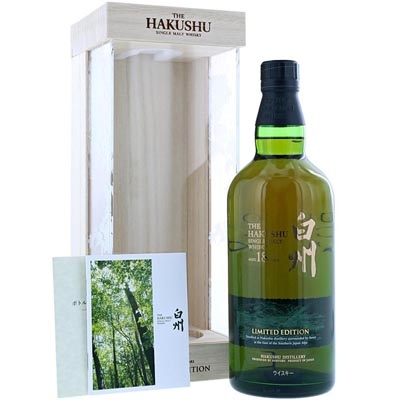 白州18年限量版单一麦芽日本威士忌 The Hakushu Aged 18 Years Limited Edition Single Malt Japanese Whisky 700ml