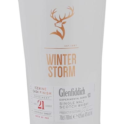格兰菲迪实验室系列3号冰风暴21年单一麦芽苏格兰威士忌 Glenfiddich Experimental Series #03 Winter Storm 21 Year Old Single Malt Scotch Whisky 700ml