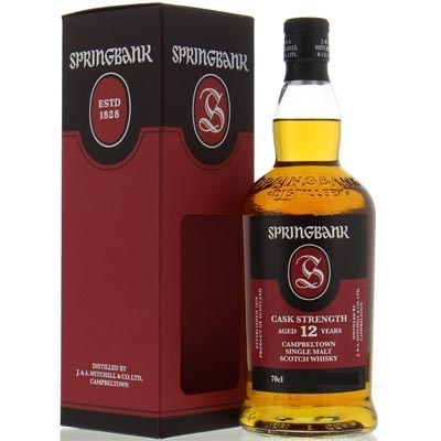 云顶12年桶装强度单一麦芽苏格兰威士忌 Springbank Aged 12 Years Cask Strength Campbeltown Single Malt Scotch Whisky 700ml