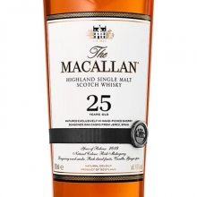 麦卡伦25年雪莉桶单一麦芽苏格兰威士忌 Macallan 25YO Sherry Oak Highland Single Malt Scotch Whisky 700ml