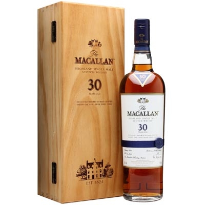 麦卡伦30年雪莉桶单一麦芽苏格兰威士忌 Macallan 30YO Sherry Oak Highland Single Malt Scotch Whisky 700ml