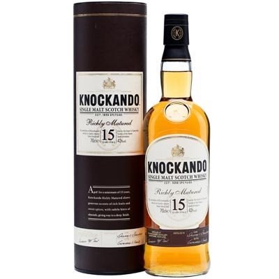 洛坎多15年单一麦芽苏格兰威士忌 Knockando Aged 15 Years Single Malt Scotch Whisky 700ml