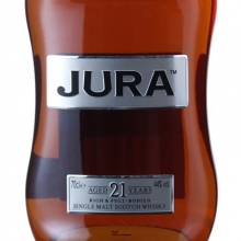 吉拉21年单一麦芽苏格兰威士忌 Jura Aged 21 Years Single Malt Scotch Whisky 700ml