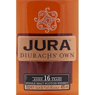 朱拉小岛16年单一麦芽苏格兰威士忌 Isle of Jura Aged 16 Years Diurachs
