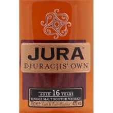 吉拉16年单一麦芽苏格兰威士忌 Jura Aged 16 Years Diurachs