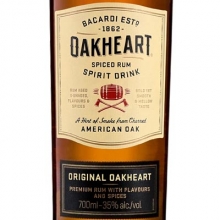 百加得橡木心辛香朗姆酒 Bacardi OakHeart Rum 700ml