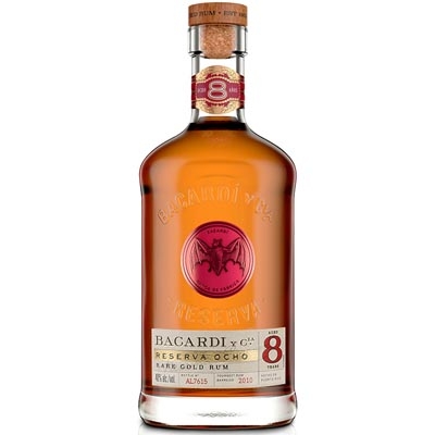 百加得8年黑朗姆酒 Bacardi 8 Year Old Carta Ocho 750ml