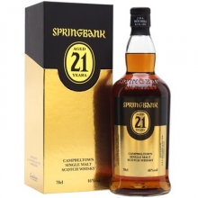 云顶21年单一麦芽苏格兰威士忌 Springbank Aged 21 Years Campbeltown Single Malt Scotch Whisky 700ml