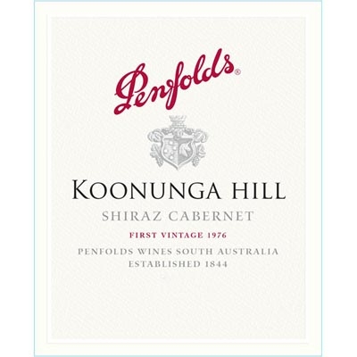 奔富酒庄蔻兰山西拉赤霞珠干红葡萄酒 Penfolds Koonunga Hill Shiraz Cabernet 750ml（木塞旋塞随机发）