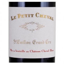 白马庄园副牌干红葡萄酒 Le Petit Cheval 750ml