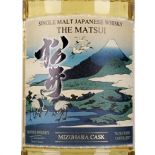 松井水楢桶单一麦芽日本威士忌 Matsui Mizunara Cask Single Malt Japanese Whisky 700ml