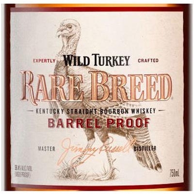 威凤凰珍藏波本威士忌 Wild Turkey Rare Breed Barrel Proof Kentucky Straight Bourbon Whiskey 750ml