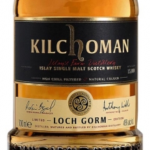 齐侯门格姆湖雪莉桶单一麦芽苏格兰威士忌 Kilchoman Loch Gorm Sherry Cask Matured Single Malt Scotch Whisky 700ml