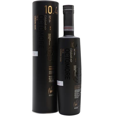 布赫拉迪泥煤怪兽10.4版单一麦芽苏格兰威士忌 Bruichladdich Octomore Edition 10.4 Aged 3 Years Single Malt Scotch Whisky 700ml