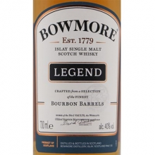 波摩传说单一麦芽苏格兰威士忌 Bowmore Legend Islay Single Malt Scotch Whisky 700ml