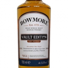 波摩酒窖系列第一版大西洋海盐单一麦芽苏格兰威士忌 Bowmore Vault Editions First Release Atlantic Sea Salt Islay Single Malt Scotch Whisky 700ml