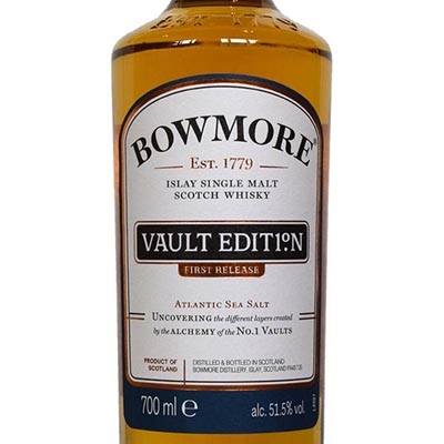波摩酒窖系列第一版大西洋海盐单一麦芽苏格兰威士忌 Bowmore Vault Editions First Release Atlantic Sea Salt Islay Single Malt Scotch Whisky 700ml